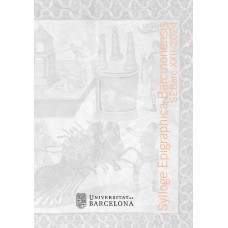 Sylloge Epigraphica Barcinonensis XXII (2024)